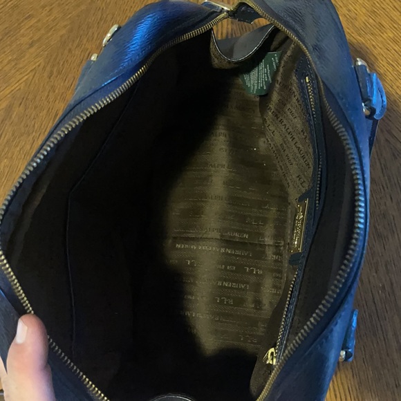 Ralph Lauren dark blue purse - Picture 2 of 3